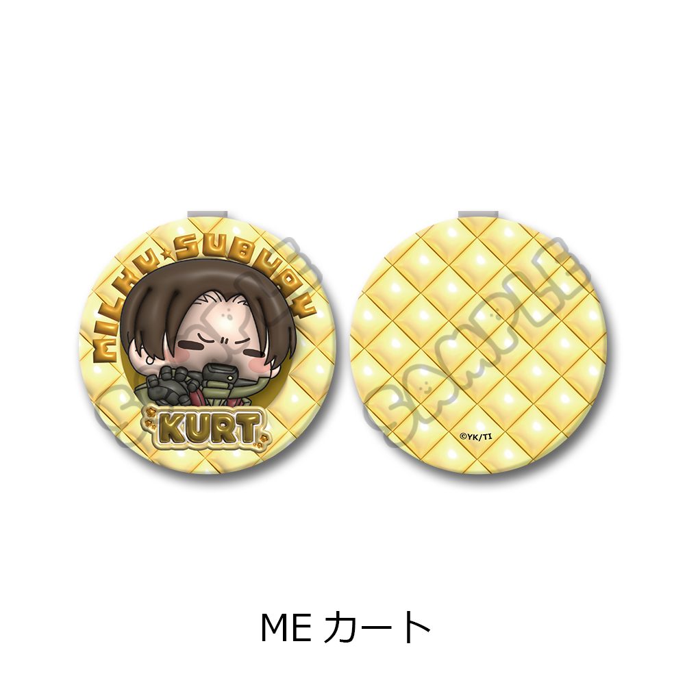 銀河特急 ミルキー☆サブウェイ コンパクトミラー(mochocho) ME カート ("MILKY SUBWAY THE GALACTIC LIMITED EXPRESS" Compact Mirror (mochocho) ME Kurt)