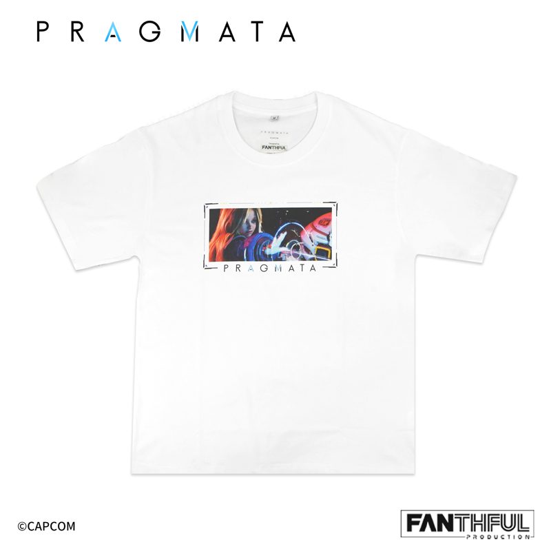 FANTHFUL プラグマタ FP001PRAG2026 白Tシャツ M (FANTHFUL "PRAGMATA" FP001PRAG2026 WHITE T-SHIRT (M Size))