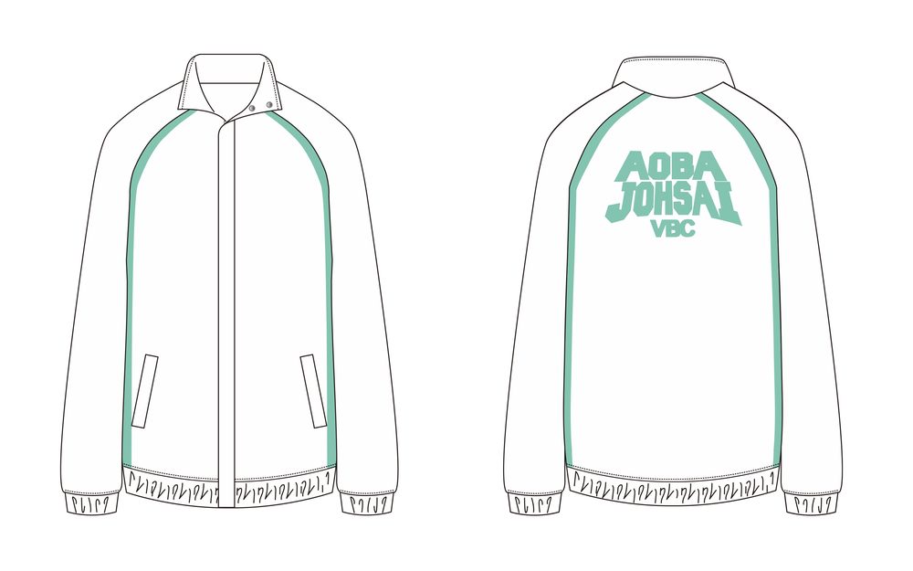 ハイキュー!! ジャージ 青葉城西高校 M ("Haikyu!!" Jersey Aoba Johsai High School (M Size))