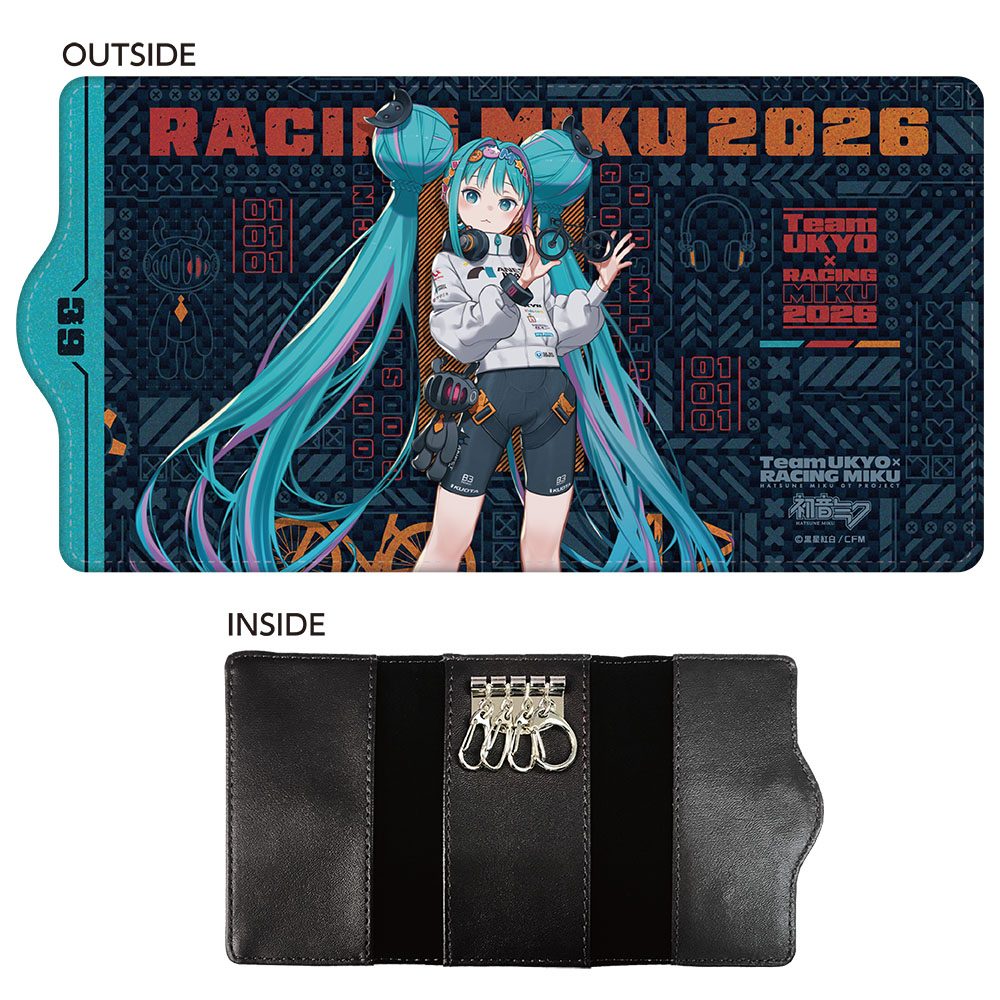 レーシングミク 2026 TEAM UKYO 応援Ver. キーケース (Racing Miku 2026 TEAM UKYO Cheering Ver. Key Case)