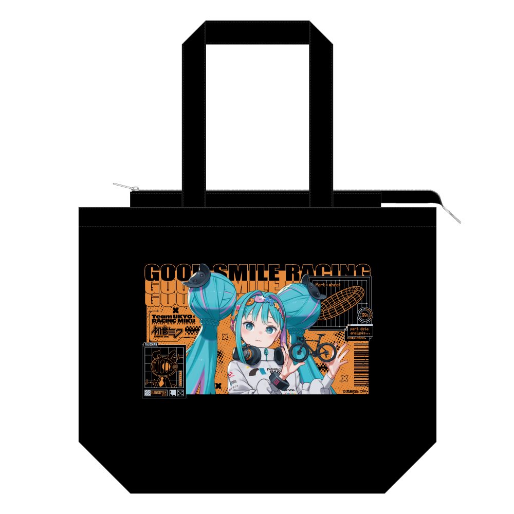 レーシングミク 2026 TEAM UKYO 応援Ver. ファスナートートバッグ (Racing Miku 2026 TEAM UKYO Cheering Ver. Fastener Tote Bag)