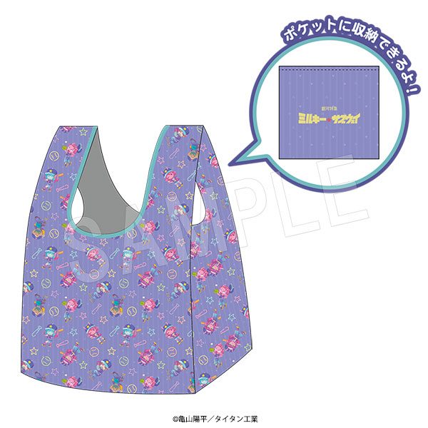 銀河特急 ミルキー☆サブウェイ エコバッグ Baseball Ver. ("MILKY SUBWAY THE GALACTIC LIMITED EXPRESS" Eco Bag Baseball Ver.)