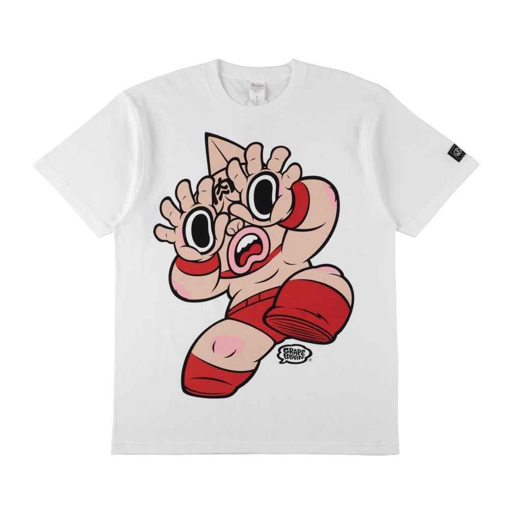 キン肉マン×GRAPE BRAIN GBスグル T-shirt Lサイズ ("Kinnikuman" x GRAPE BRAIN GB Suguru T-shirt (L Size))