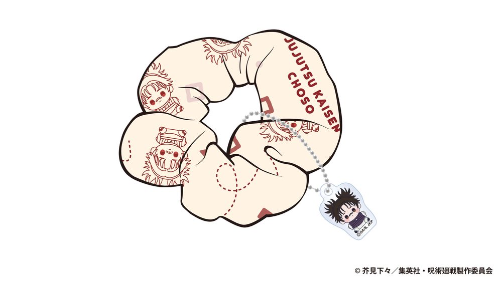 呪術廻戦 死滅回游 もっちび チャーム付きシュシュ 脹相 ("Jujutsu Kaisen" Culling Game Mocchibi Chouchou with Charm Choso)