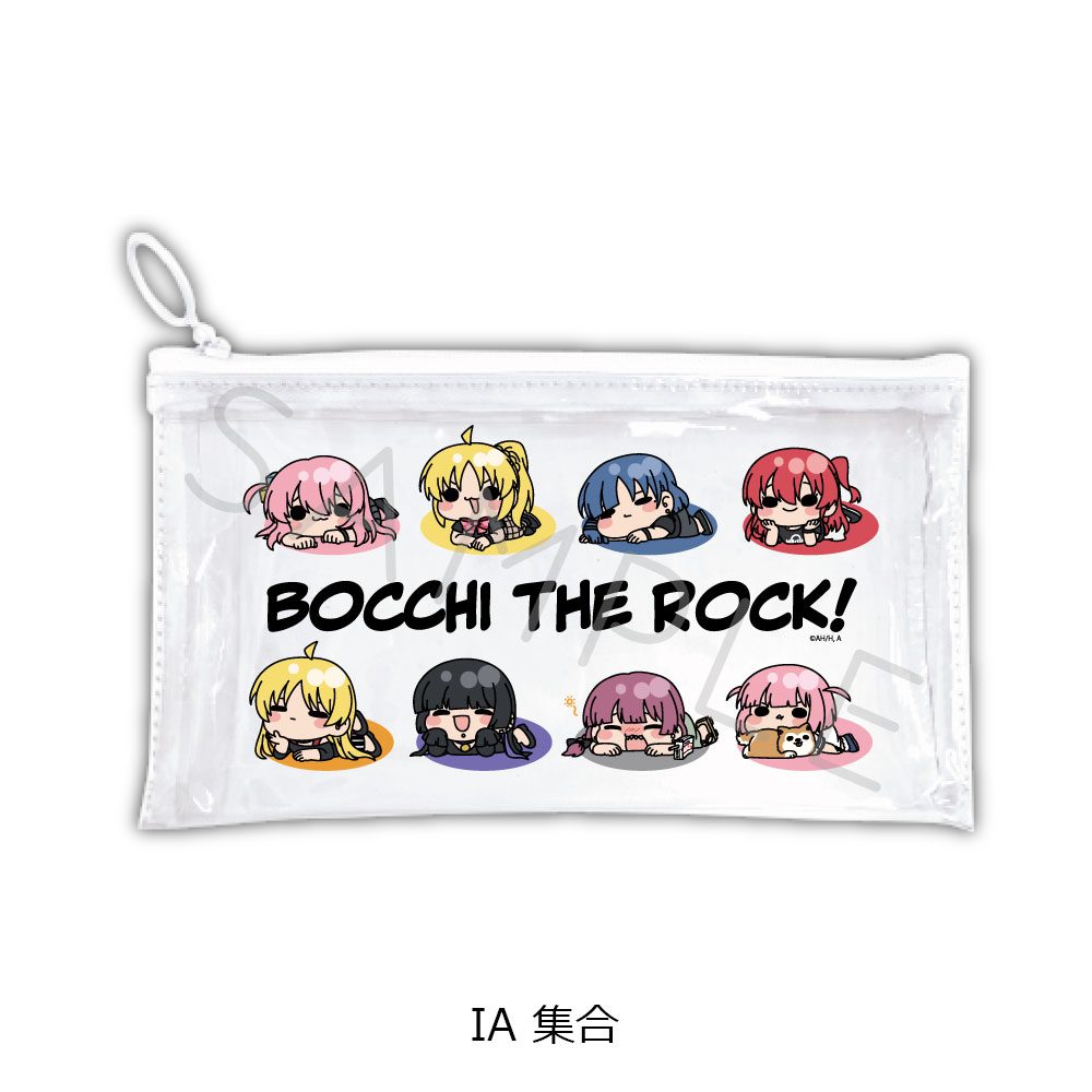 ぼっち・ざ・ろっく! 第5弾 フラットクリアポーチ IA 集合 ("Bocchi the Rock!" Vol. 5 Flat Clear Pouch IA Group)