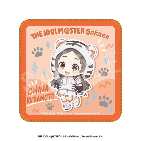 学園アイドルマスター ミニタオル ホワイトタイガーVer. 倉本千奈 ("Gakuen Idolmaster" Mini Towel White Tiger Ver. Kuramoto China)