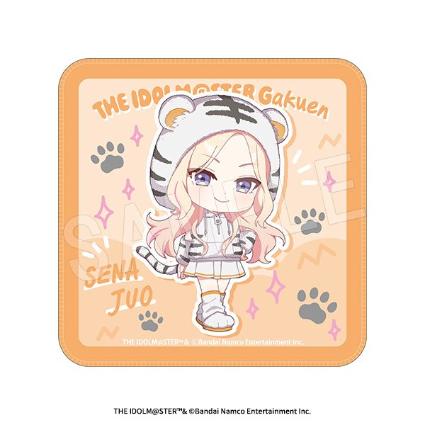 学園アイドルマスター ミニタオル ホワイトタイガーVer. 十王星南 ("Gakuen Idolmaster" Mini Towel White Tiger Ver. Juo Sena)