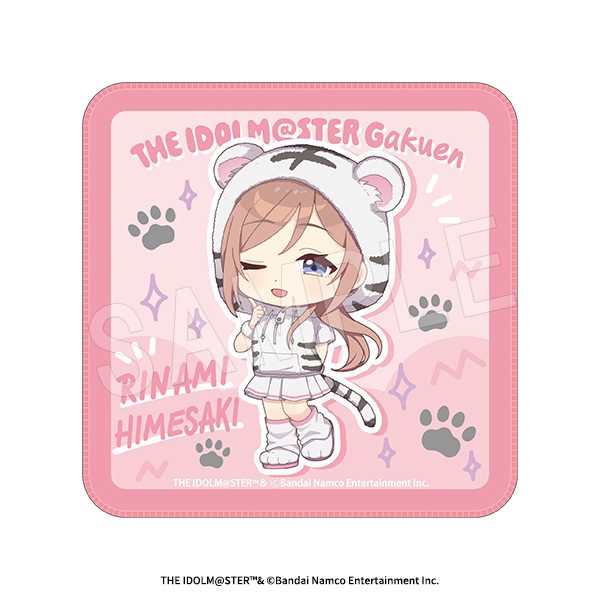 学園アイドルマスター ミニタオル ホワイトタイガーVer. 姫崎莉波 ("Gakuen Idolmaster" Mini Towel White Tiger Ver. Himesaki Rinami)