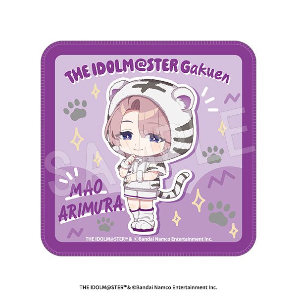 学園アイドルマスター ミニタオル ホワイトタイガーVer. 有村麻央 ("Gakuen Idolmaster" Mini Towel White Tiger Ver. Arimura Mao)