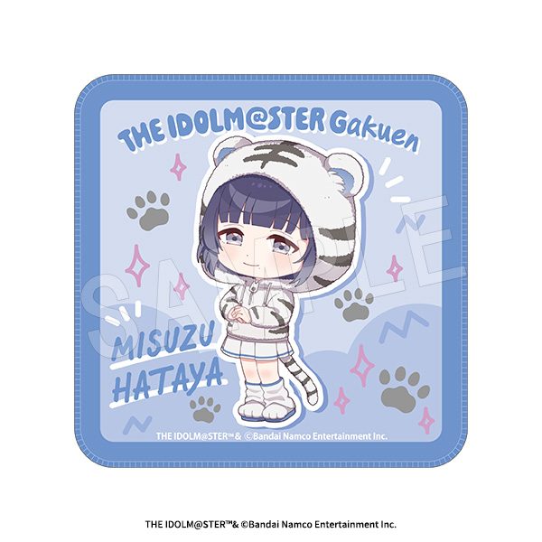 学園アイドルマスター ミニタオル ホワイトタイガーVer. 秦谷美鈴 ("Gakuen Idolmaster" Mini Towel White Tiger Ver. Hataya Misuzu)