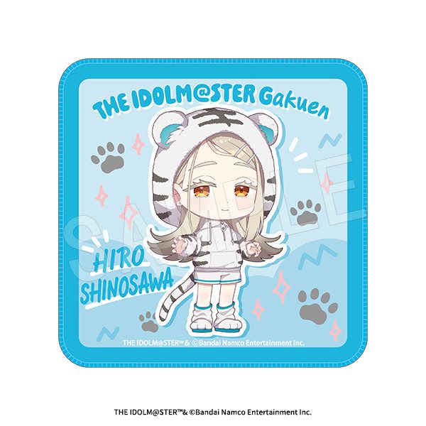 学園アイドルマスター ミニタオル ホワイトタイガーVer. 篠澤広 ("Gakuen Idolmaster" Mini Towel White Tiger Ver. Shinosawa Hiro)