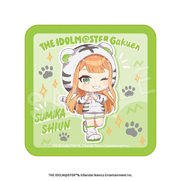 学園アイドルマスター ミニタオル ホワイトタイガーVer. 紫雲清夏 ("Gakuen Idolmaster" Mini Towel White Tiger Ver. Shiun Sumika)