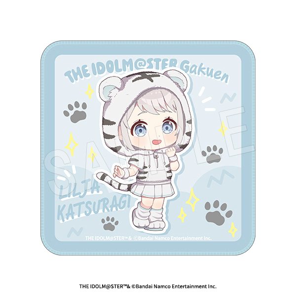 学園アイドルマスター ミニタオル ホワイトタイガーVer. 葛城リーリヤ ("Gakuen Idolmaster" Mini Towel White Tiger Ver. Katsuragi Lilja)
