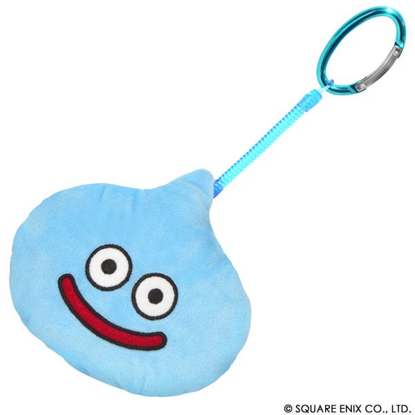 ドラゴンクエスト スマイルスライム ぬいぐるみパスケース ("Dragon Quest" Smile Slime Plush Pass Case)