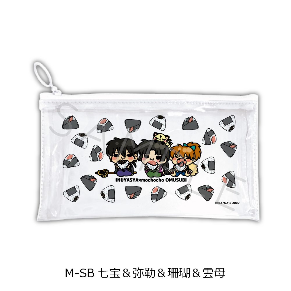 犬夜叉 第2弾 フラットクリアポーチ M-SB 七宝&弥勒&珊瑚&雲母 ("InuYasha" Vol. 2 Flat Clear Pouch M-SB Shippo & Miroku & Sango & Kirara)