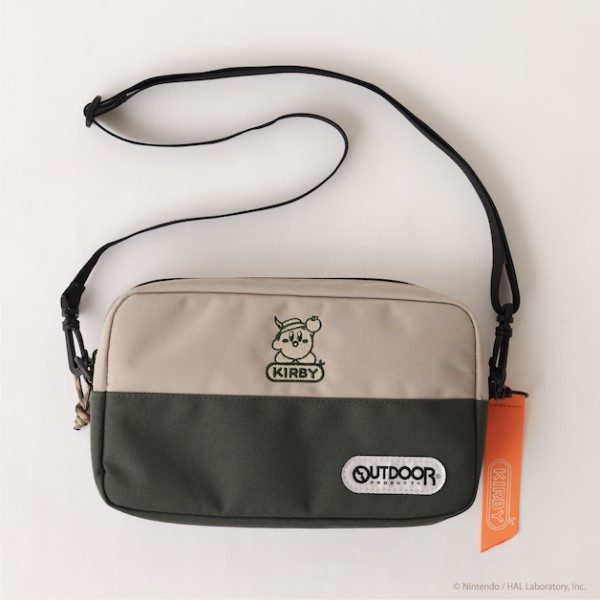 星のカービィ カービィ ウッドキャンプ OUTDOOR PRODUCTS コラボガジェットポーチ ("Kirby's Dream Land" Wood Camp OUTDOOR PRODUCTS Collaboration Gadget Pouch)