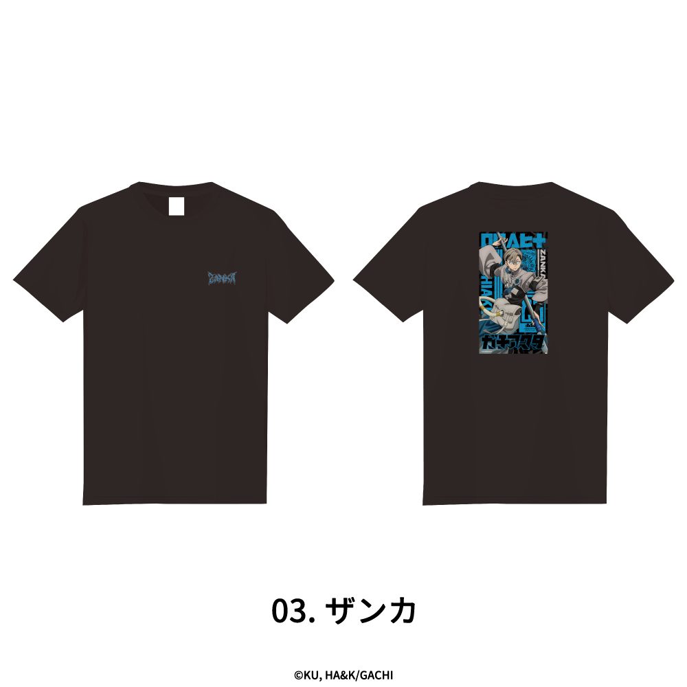 ガチアクタ Tシャツ M 03 ザンカ ("Gachiakuta" T-shirt (M Size) 03 Zanka)