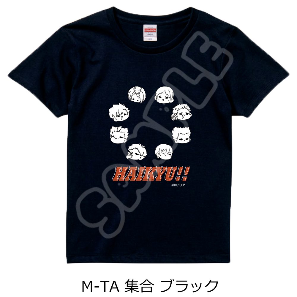 ハイキュー!! 第9弾 Tシャツ M-TA 集合 ブラック Lサイズ ("Haikyu!!" Vol. 9 T-shirt M-TA Group Black (L Size))