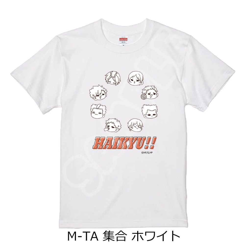 ハイキュー!! 第9弾 Tシャツ M-TA 集合 ホワイト Mサイズ ("Haikyu!!" Vol. 9 T-shirt M-TA Group White (M Size))