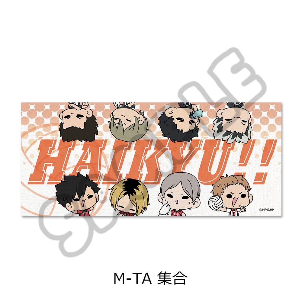 ハイキュー!! 第9弾 フェイスタオル(mochocho) M-TA 集合 ("Haikyu!!" Vol. 9 Face Towel (mochocho) M-TA Group)