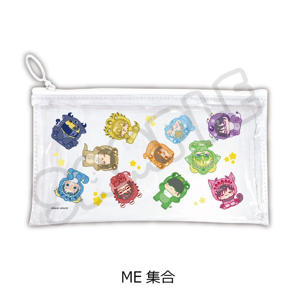 デュラララ!!×2 フラットクリアポーチ ME 集合 ("Durarara!!x2" Flat Clear Pouch ME Group)