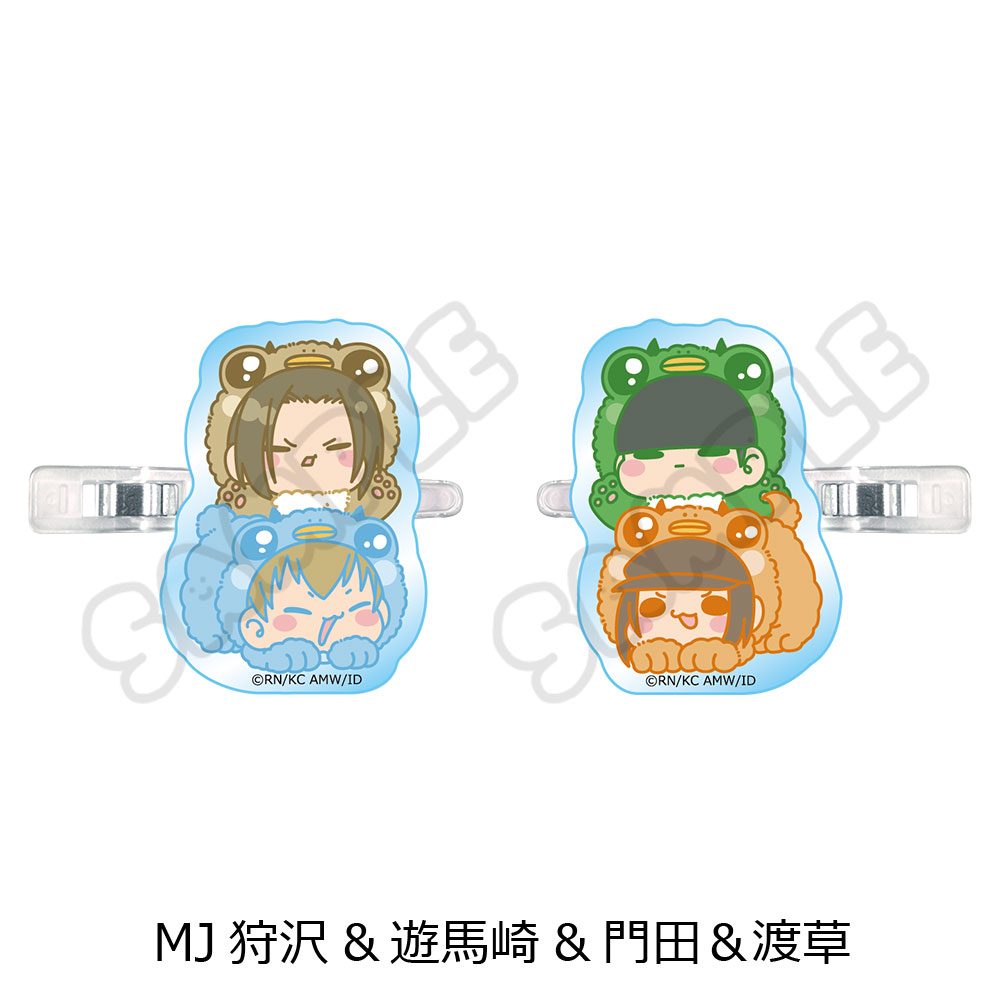 デュラララ!!×2 前髪クリップ MJ 狩沢&遊馬崎&門田&渡草 ("Durarara!!x2" Bangs Clip MJ Karisawa & Yumasaki & Kadota & Togusa)