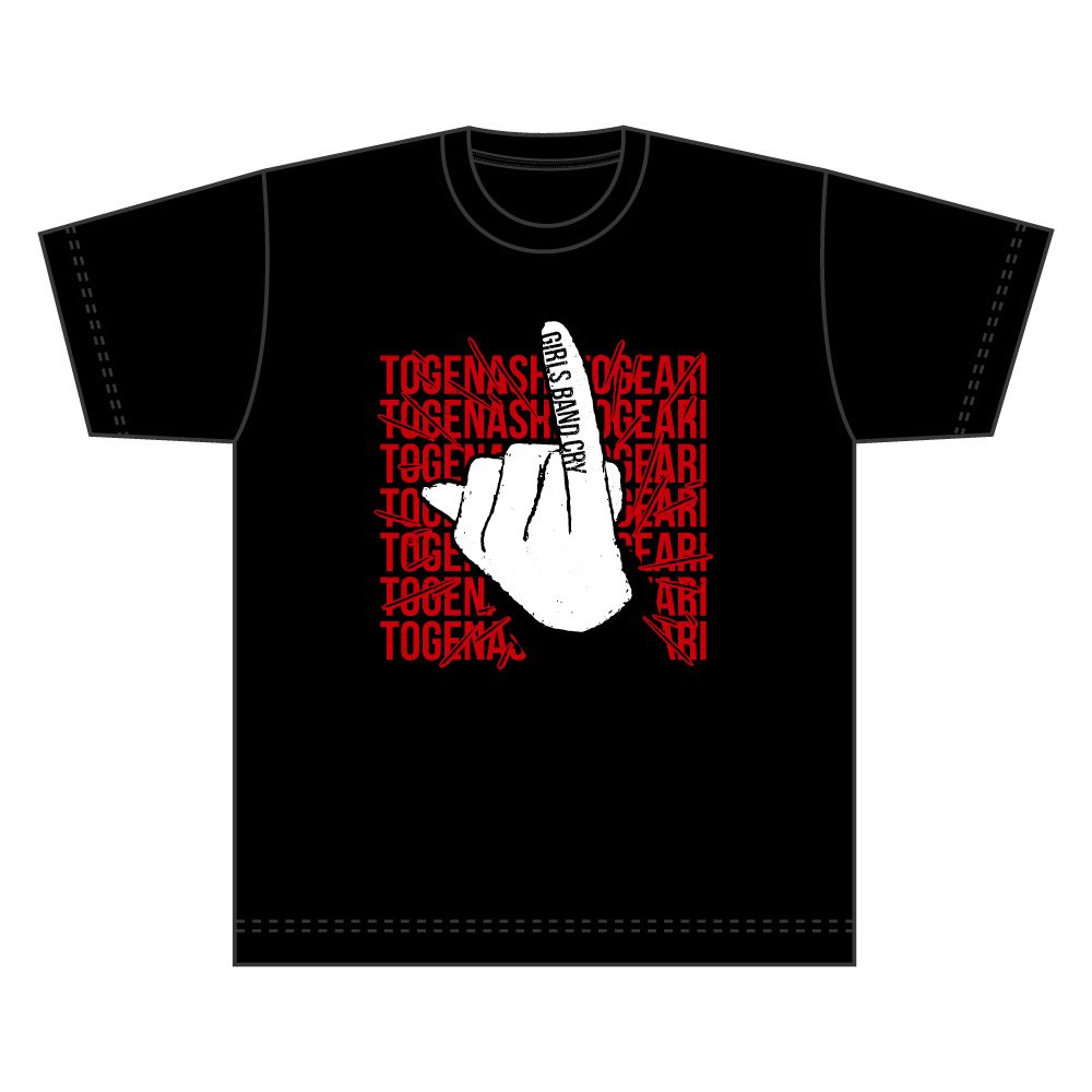 ガールズバンドクライ Tシャツ Lサイズ ("Girls Band Cry" T-shirt (L Size))