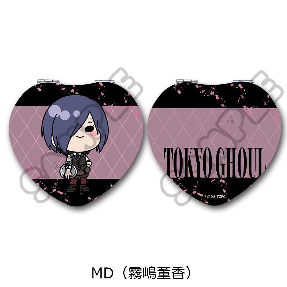東京喰種トーキョーグール コンパクトミラー(ハート) MD 霧嶋董香 ("Tokyo Ghoul" Compact Mirror (Heart) MD Kirishima Toka)