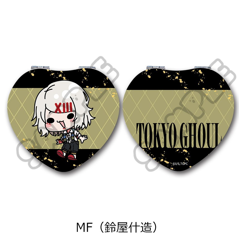 東京喰種トーキョーグール コンパクトミラー(ハート) MF 鈴屋什造 ("Tokyo Ghoul" Compact Mirror (Heart) MF Suzuya Juzo)