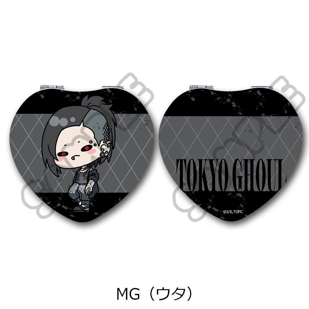 東京喰種トーキョーグール コンパクトミラー(ハート) MG ウタ ("Tokyo Ghoul" Compact Mirror (Heart) MG Uta)