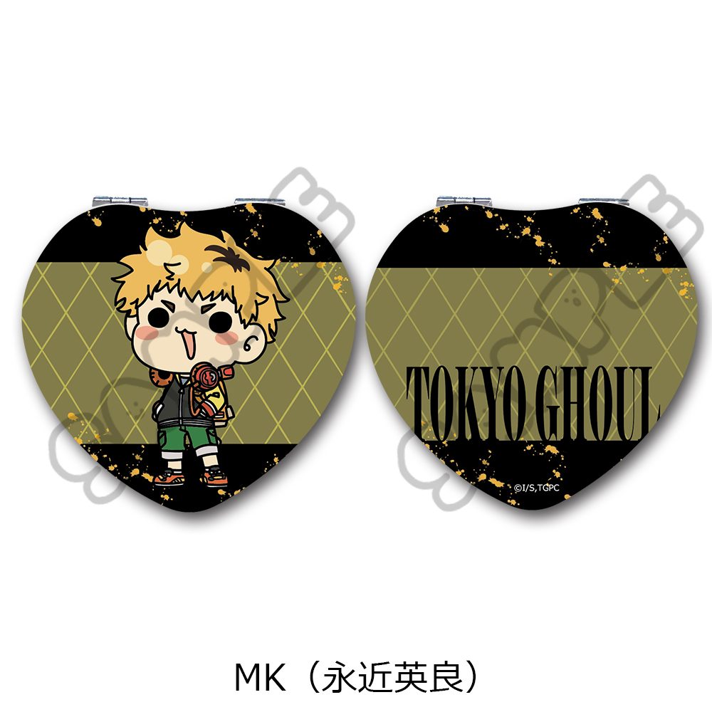 東京喰種トーキョーグール コンパクトミラー(ハート) MK 永近英良 ("Tokyo Ghoul" Compact Mirror (Heart) MK Nagachika Hideyoshi)