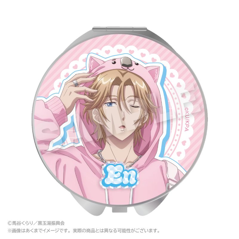 美男高校地球防衛部ETERNAL LOVE! コンパクトミラー ウォンバットパーカーVer. 由布院煙 ("Cute High Earth Defense Club ETERNAL LOVE!" Compact Mirror Wombat Hoodie Ver. Yufuin En)