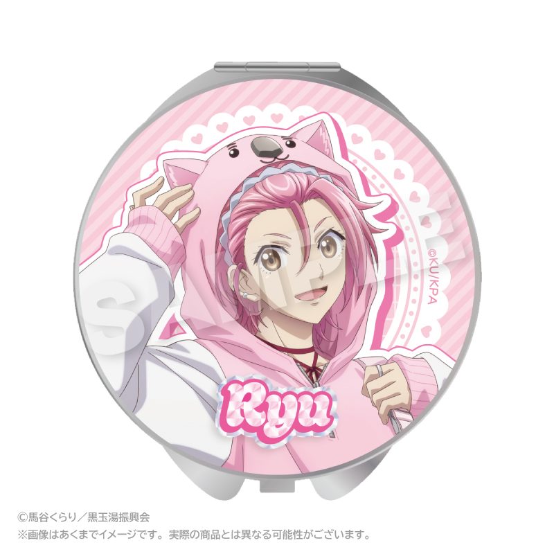 美男高校地球防衛部ETERNAL LOVE! コンパクトミラー ウォンバットパーカーVer. 蔵王立 ("Cute High Earth Defense Club ETERNAL LOVE!" Compact Mirror Wombat Hoodie Ver. Zao Ryu)