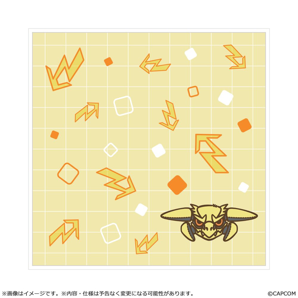 モンスターハンター モンでふぉ ハンドタオル レ・ダウ ("Monster Hunter" MonDefo Hand Towel Rey Dau)