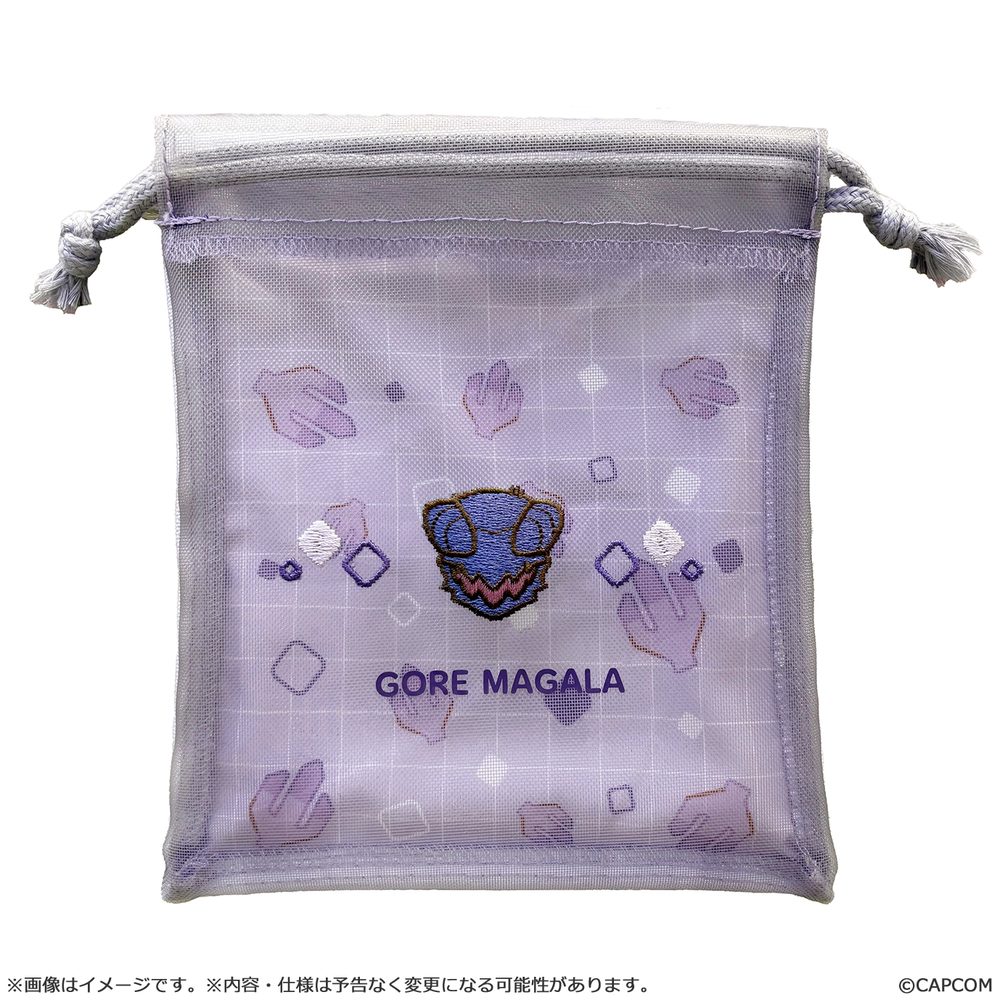 モンスターハンター モンでふぉ メッシュ巾着ポーチ ゴア・マガラ ("Monster Hunter" MonDefo Mesh Kinchaku Pouch Gore Magala)