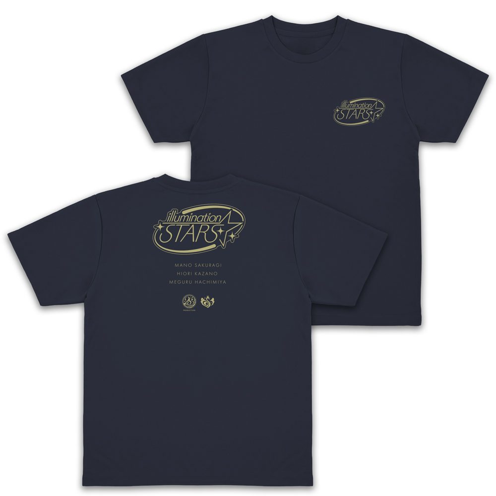 アイドルマスター シャイニーカラーズ 283プロ イルミネーションスターズ ドライTシャツ ネイビー XL ("The Idolmaster Shiny Colors" 283 Production illumination STARS Dry T-shirt Navy X(L Size))