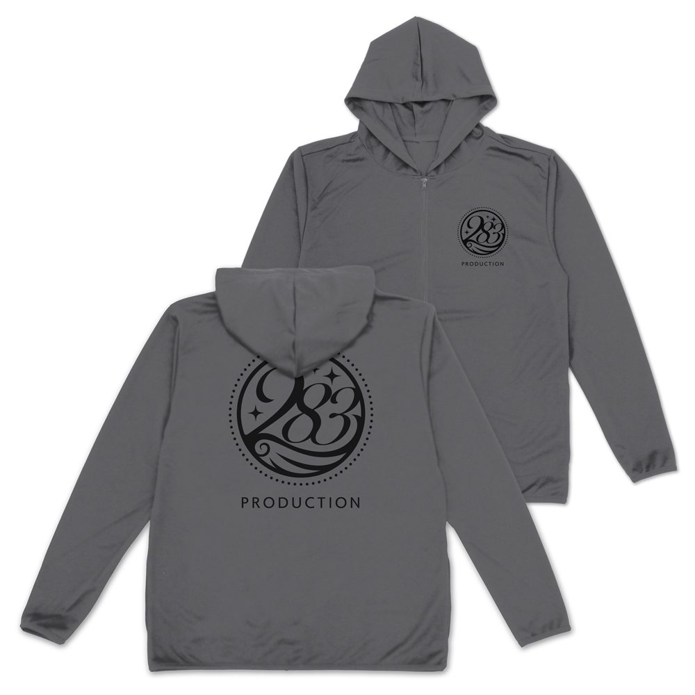アイドルマスター シャイニーカラーズ 283プロダクション 薄手ドライパーカー グレー M ("The Idolmaster Shiny Colors" 283 Production Dry Hoodie Gray (M Size))
