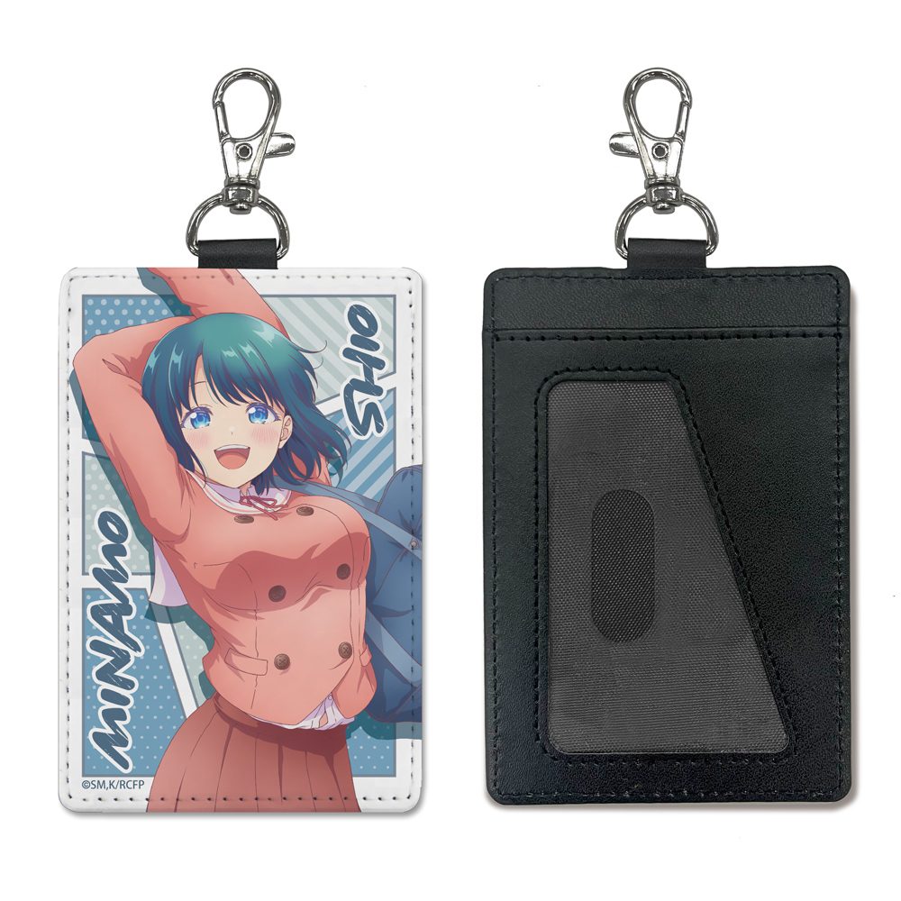 幼馴染とはラブコメにならない 水萌汐 パスケース(ナスカン付き) ("You Can't Be In a Rom-Com with Your Childhood Friends!" Minamo Shio Pass Case (with Swivel Snap Hook))