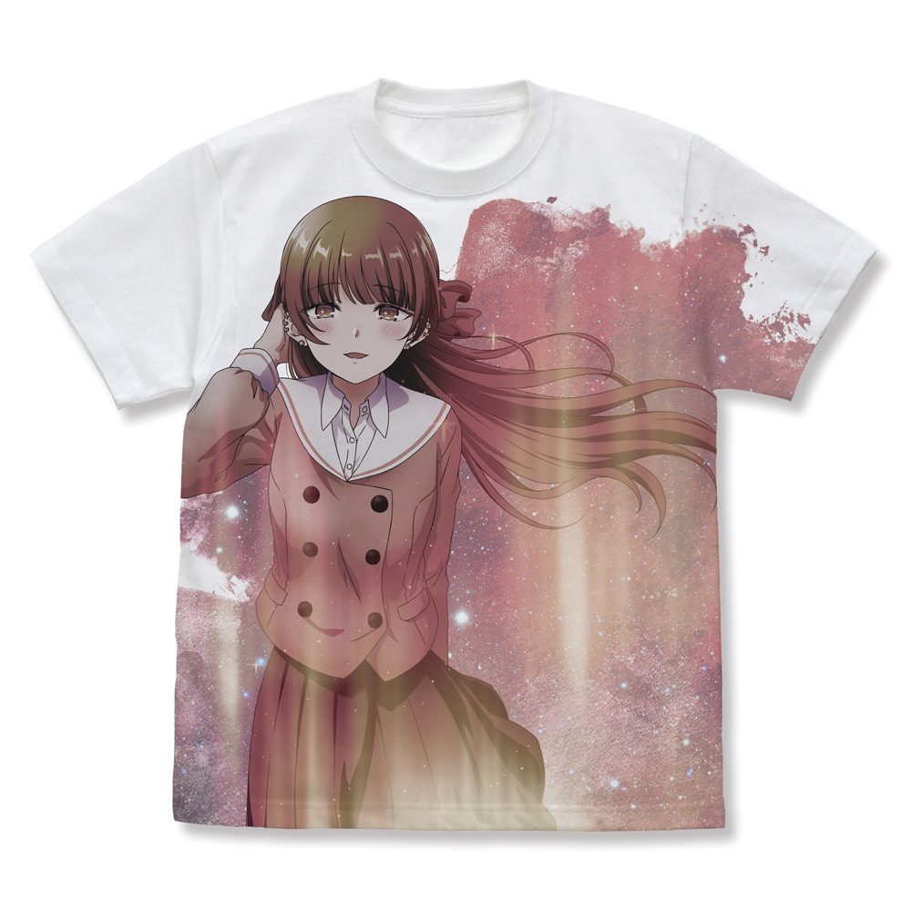 幼馴染とはラブコメにならない 火威灯 フルグラフィックTシャツ ホワイト S ("You Can't Be In a Rom-Com with Your Childhood Friends!" Hiodoshi Akari Full Graphic T-shirt White (S Size))