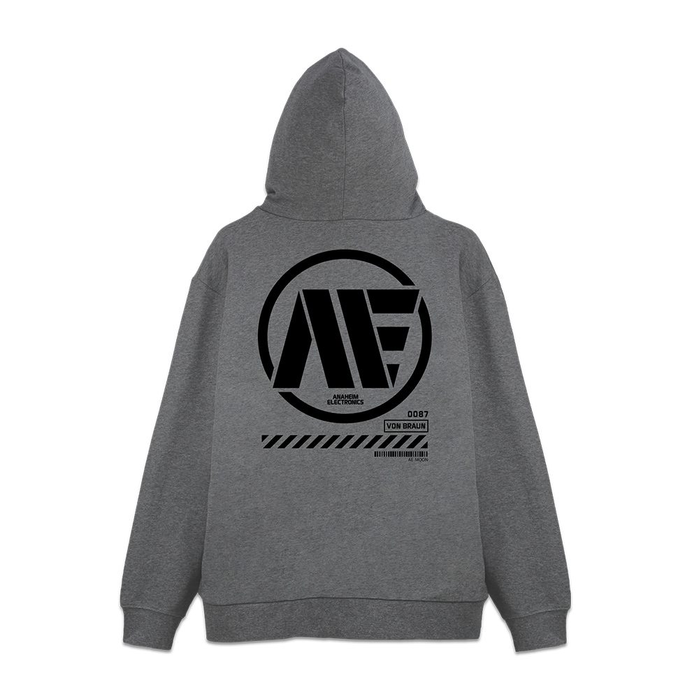 機動戦士Zガンダム アナハイム・エレクトロニクス ジップパーカー Ver.2.0 ミックスグレー L ("Mobile Suit Zeta Gundam" Anaheim Electronics Zip Hoodie Ver. 2.0 Mix Gray (L Size))