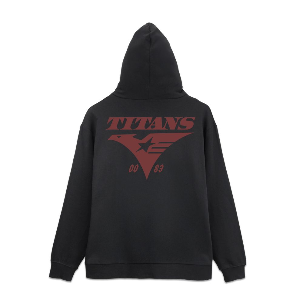 機動戦士Zガンダム ティターンズ ジップパーカー Ver.2.0 ブラック L ("Mobile Suit Zeta Gundam" Titans Zip Hoodie Ver. 2.0 Black (L Size))