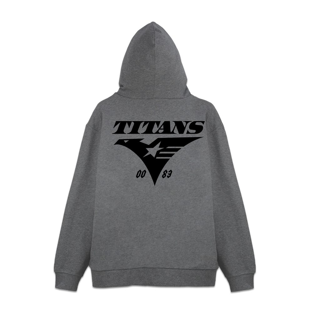 機動戦士Zガンダム ティターンズ ジップパーカー Ver.2.0 ミックスグレー M ("Mobile Suit Zeta Gundam" Titans Zip Hoodie Ver. 2.0 Mix Gray (M Size))