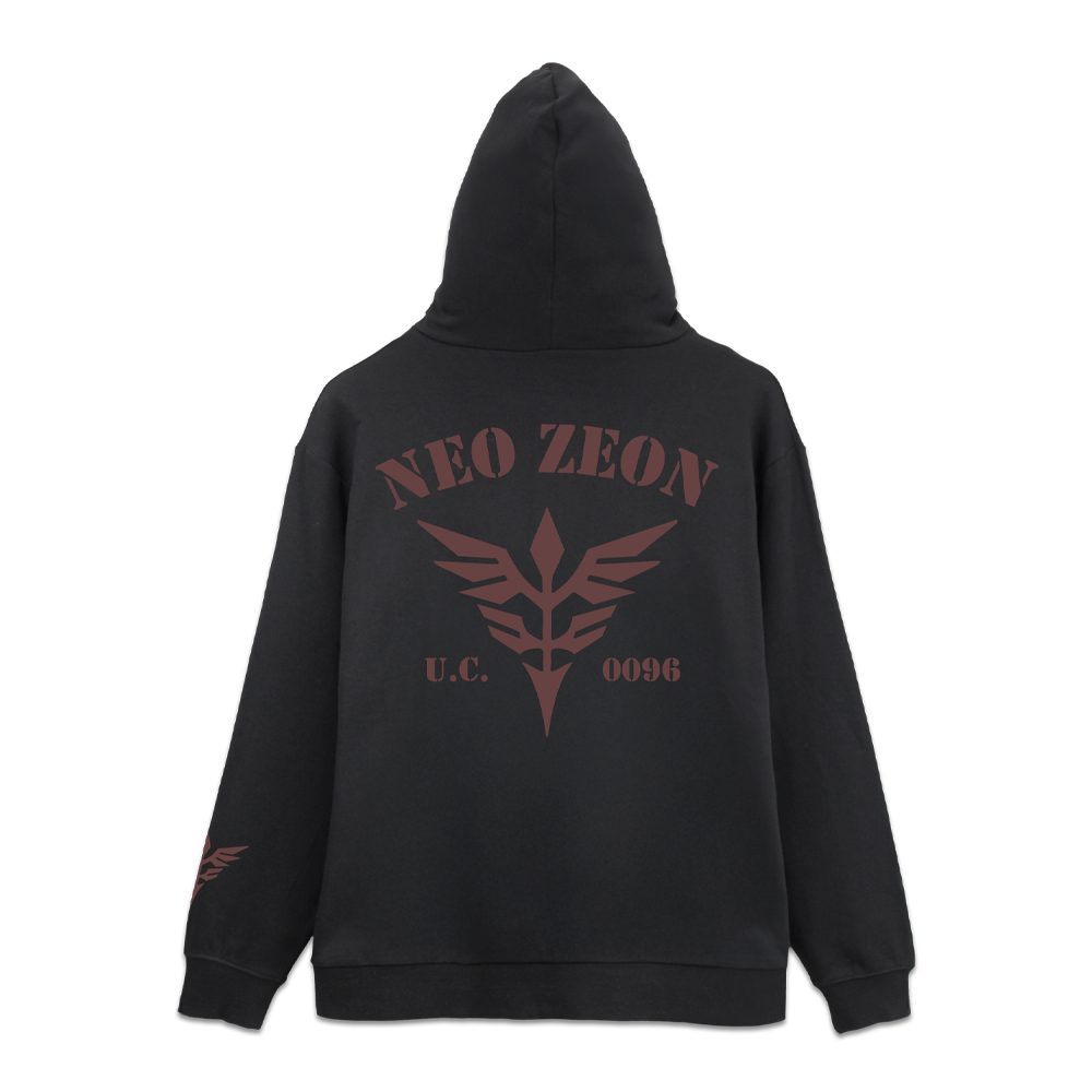 機動戦士ガンダムUC(ユニコーン) ネオ・ジオン ジップパーカー Ver.2.0 ブラック M ("Mobile Suit Gundam Unicorn" Neo Zeon Zip Hoodie Ver. 2.0 Black (M Size))