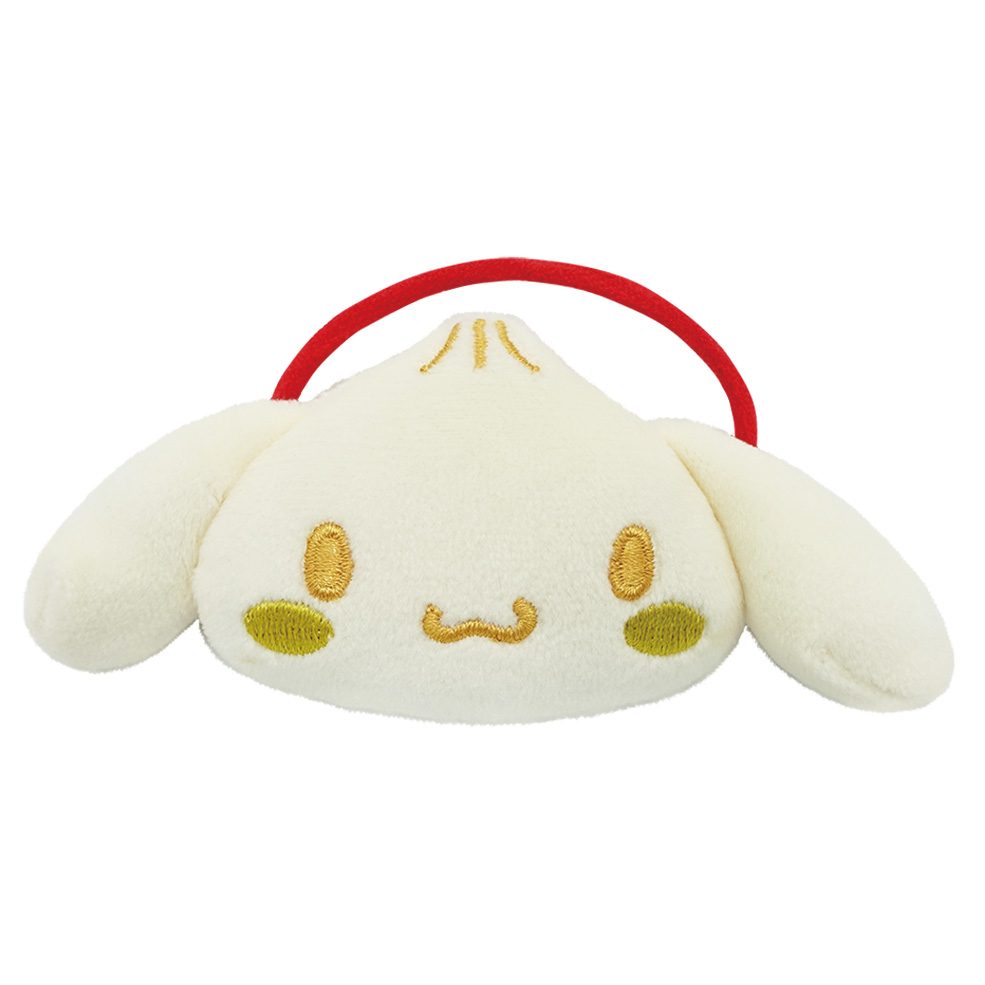 サンリオキャラクターズ 肉まんぬいぐるみヘアゴム シナモロール 8203-571 (Sanrio Characters Nikuman Plush Hair Accessory Cinnamoroll 8203-571)