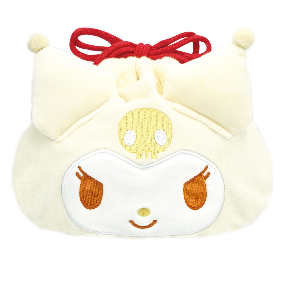 サンリオキャラクターズ 肉まんぬいぐるみ巾着 クロミ 8203-561 (Sanrio Characters Nikuman Plush Kinchaku Kuromi 8203-561)