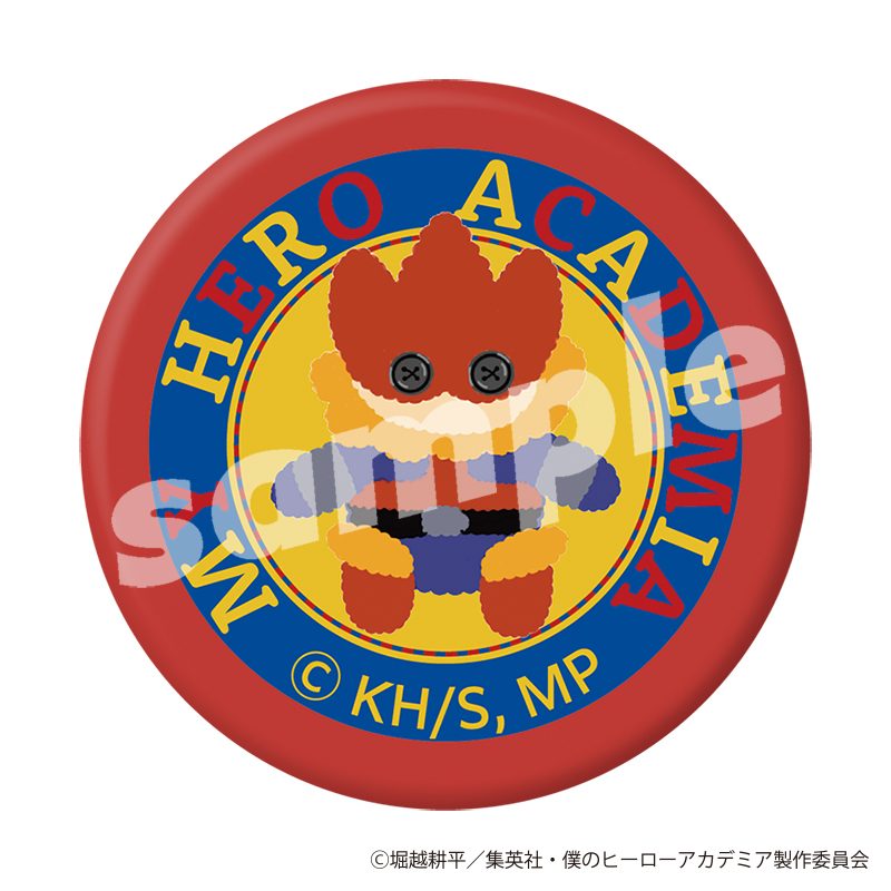僕のヒーローアカデミア 刺繍缶ミラー 編め!あみぐるみ モチーフ エンデヴァー ("My Hero Academia" Embroidery Can Mirror Knit! Knitted Plush Motif Endeavor)