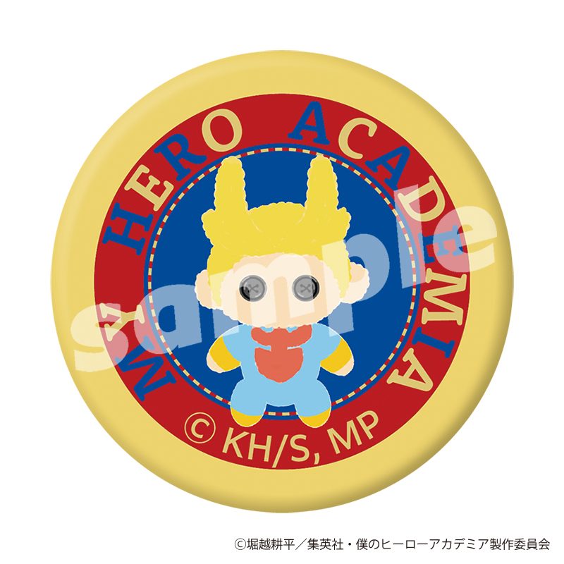 僕のヒーローアカデミア 刺繍缶ミラー 編め!あみぐるみ モチーフ オールマイト ("My Hero Academia" Embroidery Can Mirror Knit! Knitted Plush Motif All Might)
