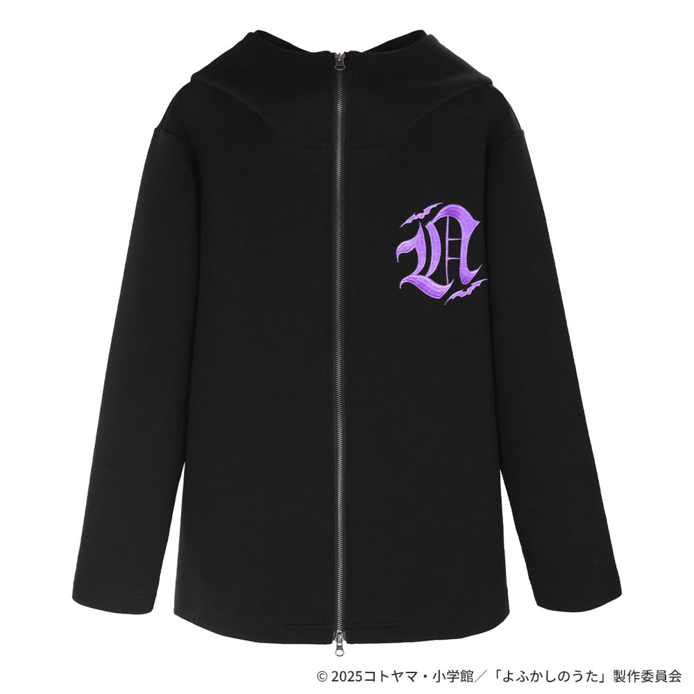 よふかしのうた Season2 PSYCHO NATIONコラボ パーカー M ("Call of the Night Season 2" PSYCHO NATION Collaboration Hoodie (M Size))