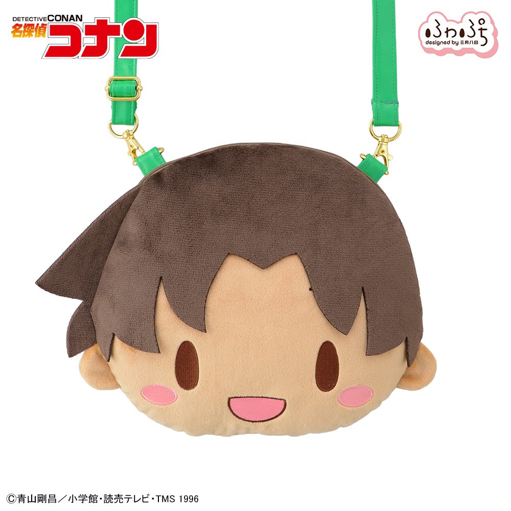 名探偵コナン 服部平次 ふわぷち フェイスショルダーバッグ M ("Detective Conan" Hattori Heiji Fuwa Petit Face Shoulder Bag M)