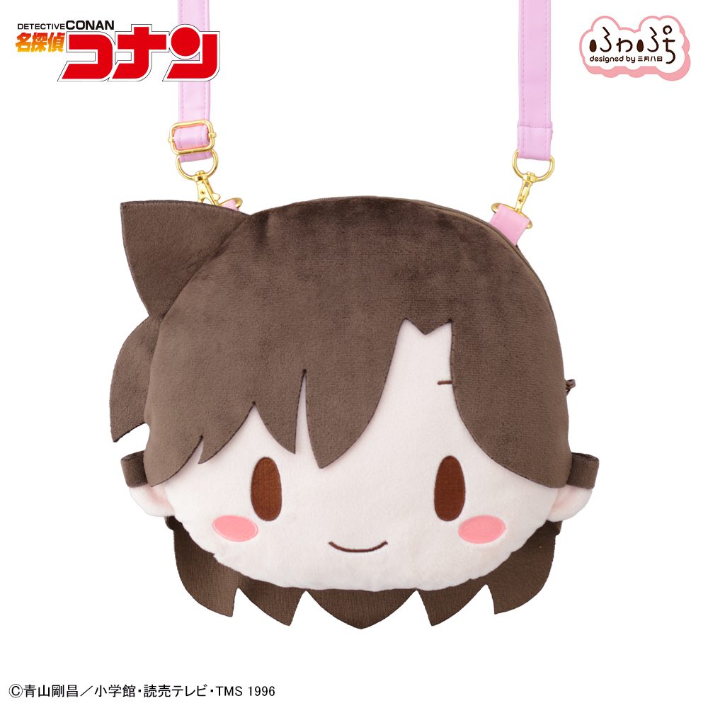 名探偵コナン 毛利蘭 ふわぷち フェイスショルダーバッグ M ("Detective Conan" Mori Ran Fuwa Petit Face Shoulder Bag M)